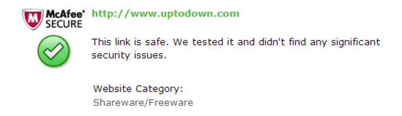 Security and threat control on Uptodown
