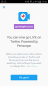 Live stream video from Twitter without Periscope