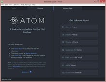 Atom, el editor de texto para programar creado por GitHub
