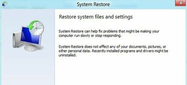 How to create restore points on Windows 8