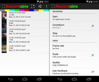 Recordable: Record what happens on your smartphone screen without rooting