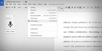 How to use voice dictation tools for writing