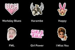GIPHY's gone wild with the stickers now, too