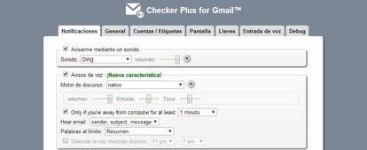 Checker Plus, la extensión definitiva para gestionar nuestro correo de Gmail