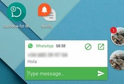 Cómo añadir burbujas a las conversaciones de WhatsApp