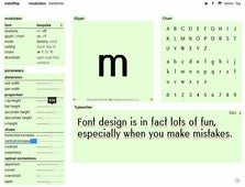 Crea tus propias tipografías fácilmente con Modulator