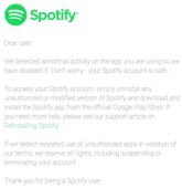 Spotify corta el grifo a todos los clientes no oficiales