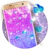 Purple Glitter Theme: Shining Sparkle wallpaper HD icon