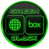 Flat Black and Green IconPack icon