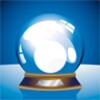 Psychic crystal ball icon