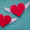 Origami for Valentine icon