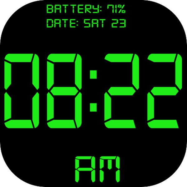 Digital Clock Simple and Big for Android - Download the APK from Uptodown