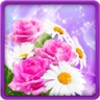 Glitter Flowers Live Wallpaper simgesi