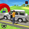 car driving car game icon