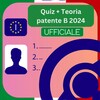 Quiz + Teoria patente B ufficiale 2024 icon