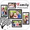 Family photo frame icon