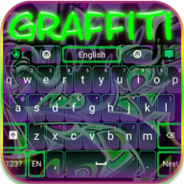 Blue Graffiti GO Keyboard theme for Android - Download the APK from ...