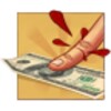 Money finger icon