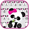 Cute Bowknot Panda Keyboard Th icon