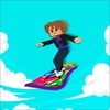 Obby Snowboard Parkour Racing आइकन