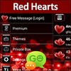 GO SMS Red Hearts Theme icon