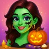 Halloween Gopi Doll Hair Fashion Salon Nail Art icon
