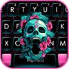 Roses Floral Skull Keyboard Th icon