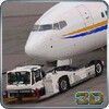 Airport flight staff simulator icon