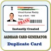 Fake Aadhar Card Maker Prank icon