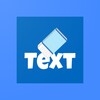 Icono de Text delete and word