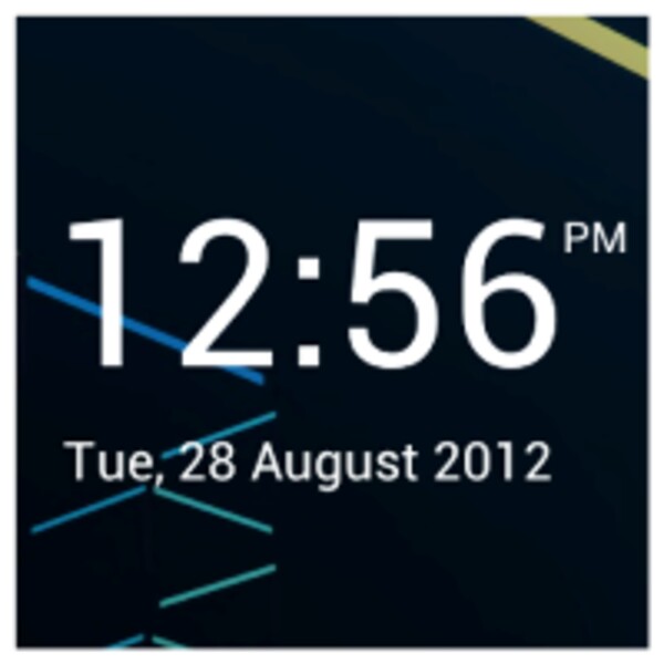 Minimalistic Digital Clock for Android - Download the APK from Uptodown