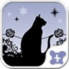 Gothic-Starry Sky, Black Cat- icon