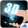 3d hologram camera simulator icon