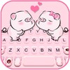 Cute Piggy Love Theme icon