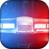 Police siren light & sound icon