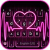 Pink Neon Heart Theme icon