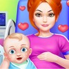 princess babyshower party game icon