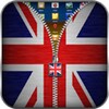 UK Flag Zipper Lock icon