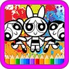 Power-Puf Girls Coloring Games icon