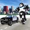 Panda Robot Cop Car Transform icon