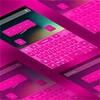Keyboard Design Pink icon