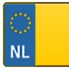 Dutch licenseplate icon