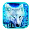 Blue Night Wolf Keyboard Theme icon