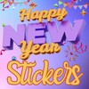 happy new year stickers 2024 icon