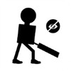 Blind Cricket Black icon