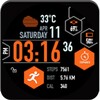 Hexane Digital Watch Face icon