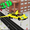 Flying Sports Car Racing 3D icon