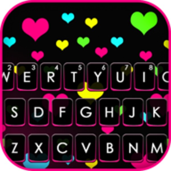 Colorful Love Hearts Keyboard for Android - Download the APK from Uptodown