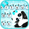 Blue Glitter Panda Theme simgesi