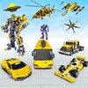 Extreme Flying Robot Car Games icon
